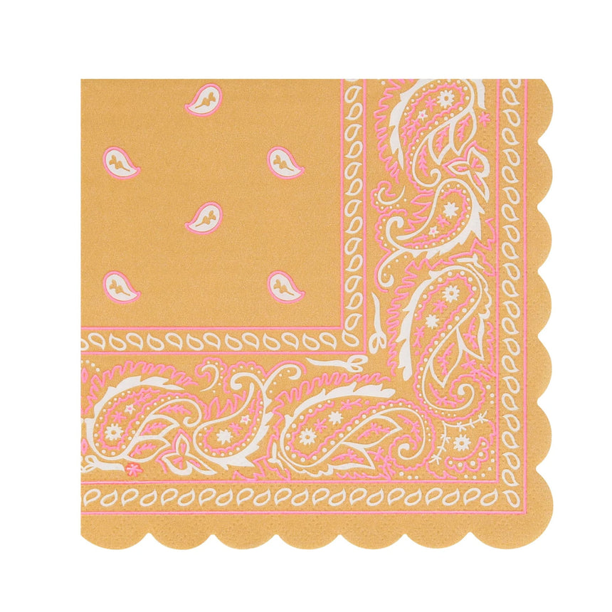 Serviettes en Papier (16) - Western-Meri Meri-MME-285828-CLÉMENT