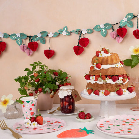 Guirlande De Fraises-Meri Meri-MME-285990-CLÉMENT