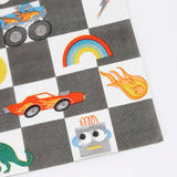 Serviettes en Papier (16) - Rétro Dinosaure-Meri Meri-MME-287331-CLÉMENT