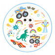 Assiettes de Carton (8) - Rétro Dinosaure-Meri Meri-MME-287340-CLÉMENT