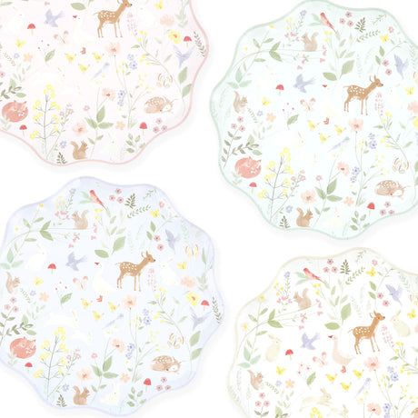 Assiettes de Carton (8) Petits Animaux-Meri Meri-MME-298959-CLÉMENT