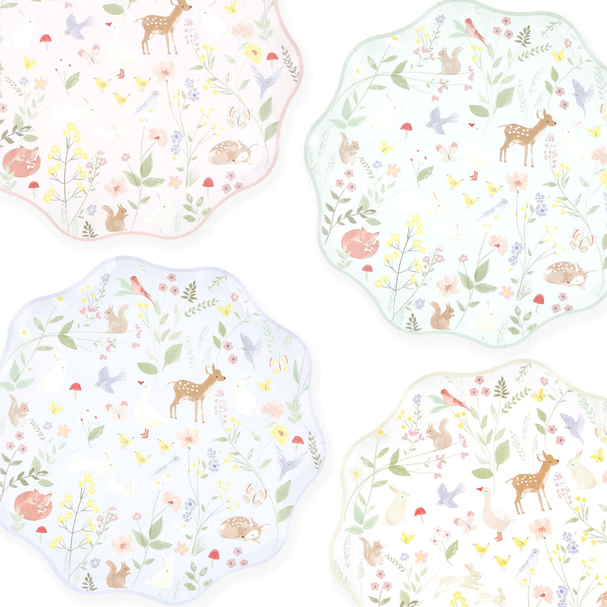 Assiettes de Carton (8) Petits Animaux-Meri Meri-MME-298959-CLÉMENT