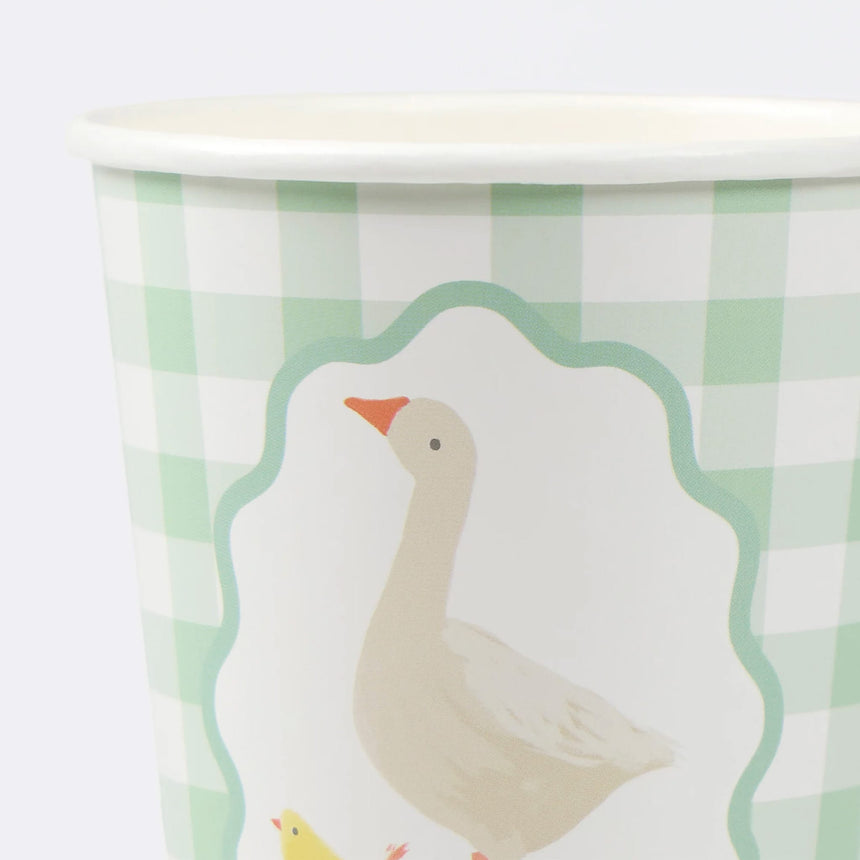 Verres de Carton(8) Petits Animaux-Meri Meri-MME-298995-CLÉMENT