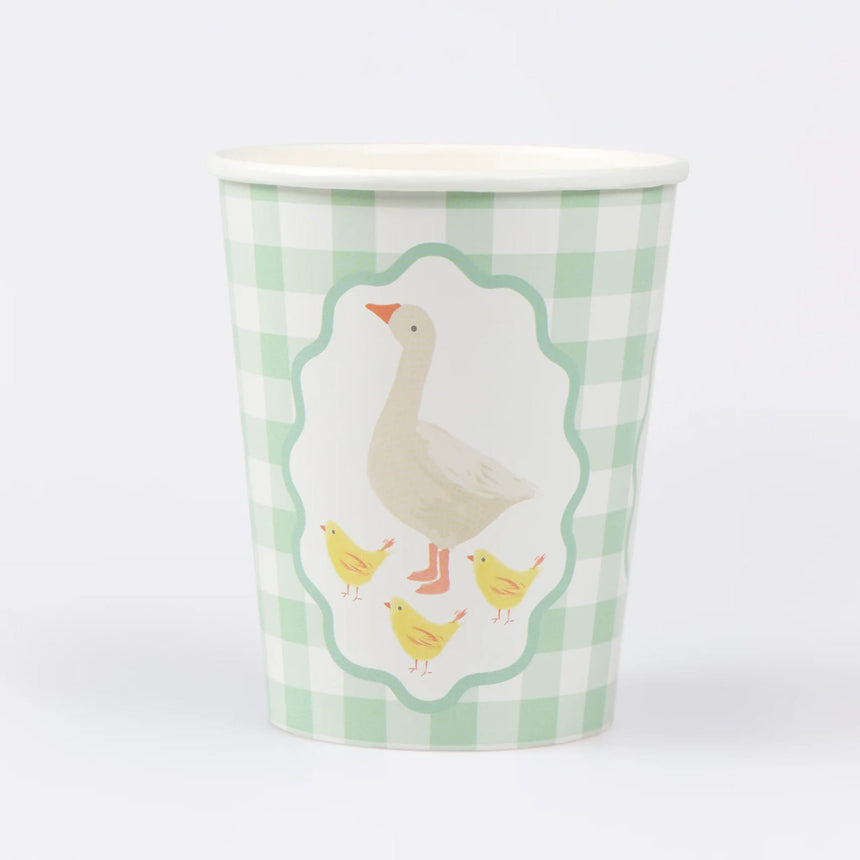 Verres de Carton(8) Petits Animaux-Meri Meri-MME-298995-CLÉMENT