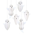 Décorations de fantômes suspendues en papier alvéolé (x 6)-Meri Meri-MME-303936-CLÉMENT