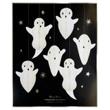 Décorations de fantômes suspendues en papier alvéolé (x 6)-Meri Meri-MME-303936-CLÉMENT