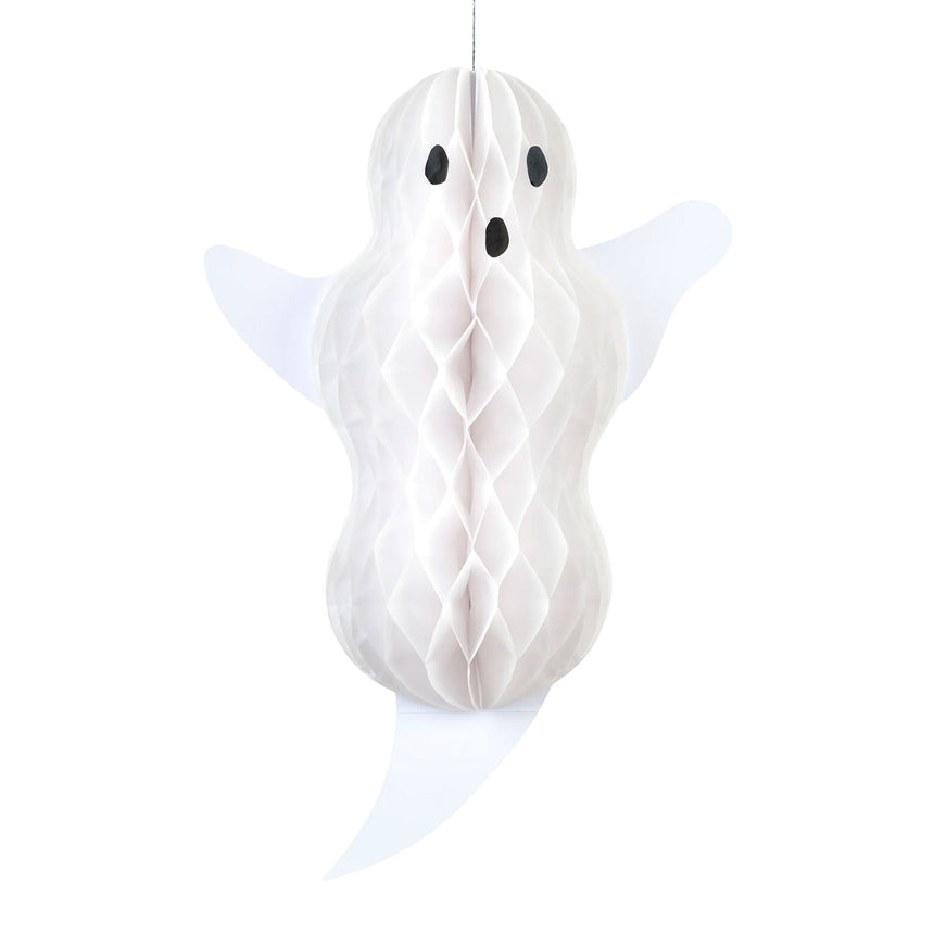 Décorations de fantômes suspendues en papier alvéolé (x 6)-Meri Meri-MME-303936-CLÉMENT