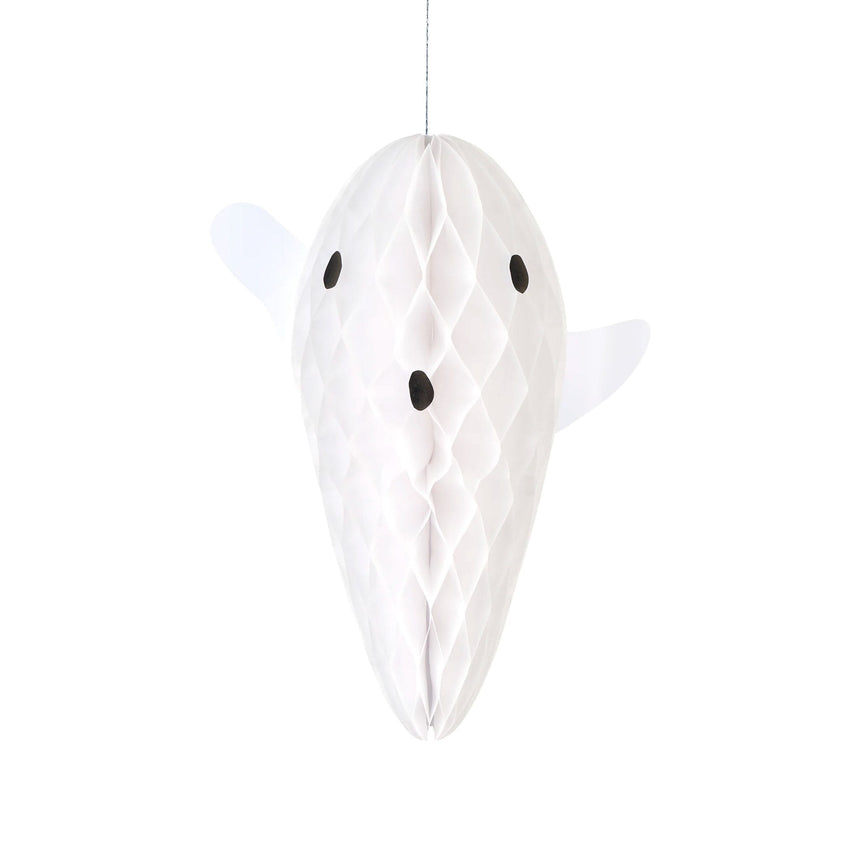 Décorations de fantômes suspendues en papier alvéolé (x 6)-Meri Meri-MME-303936-CLÉMENT