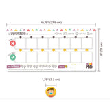Calendrier Ma routine quotidienne – 25 aimants + 2 tableaux + 1 marqueur-Minimo-MMO-FRRQ-0025T-CLÉMENT
