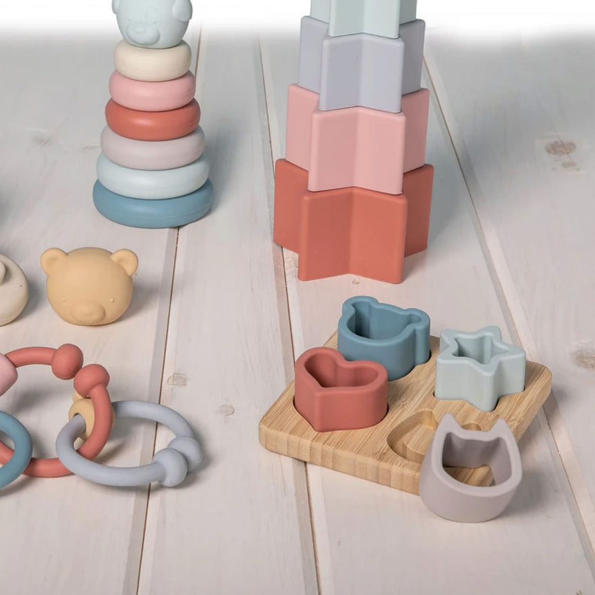 Formes Trieur en Silicone et Bambou-Mary Meyer-MMR-MM26304-CLÉMENT