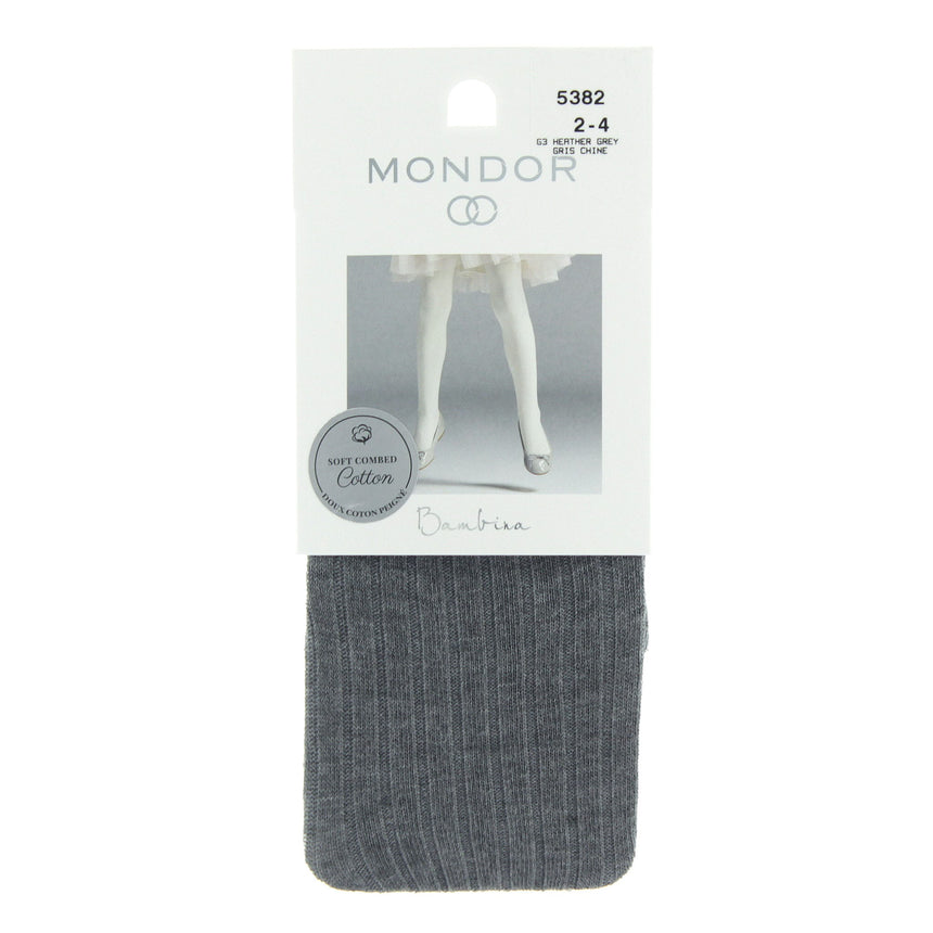 Collant Côtelé 2-14ans-Mondor-Gris-2-4-MOR-5382-CLÉMENT