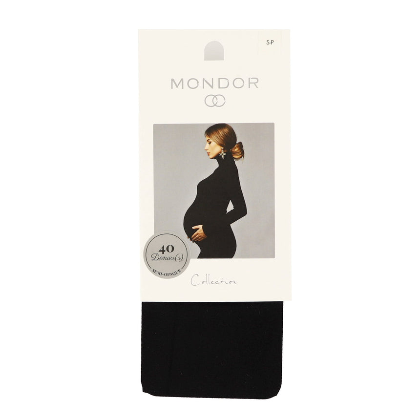 Collant Maternité 40 Deniers-Mondor-Noir-S-MOR-5425-CLÉMENT