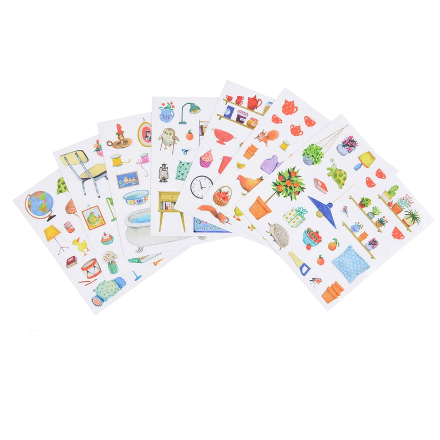 Cahier D'Autocollants - La Maison Aux 160 Stickers-Moulin Roty-MRO-632626-CLÉMENT