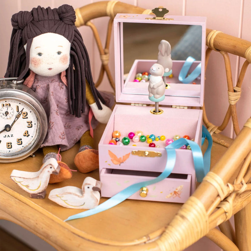 Boîte à musique coffret Les Rosalies-Moulin Roty-MRO-710105-CLÉMENT