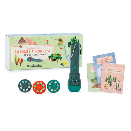 Coffret Lampe à Histoire - Explorateur-Moulin Roty-MRO-712392-CLÉMENT