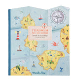 Cahier de Coloriage et D'Autocollants L'Explorateur-Moulin Roty-MRO-712605-CLÉMENT