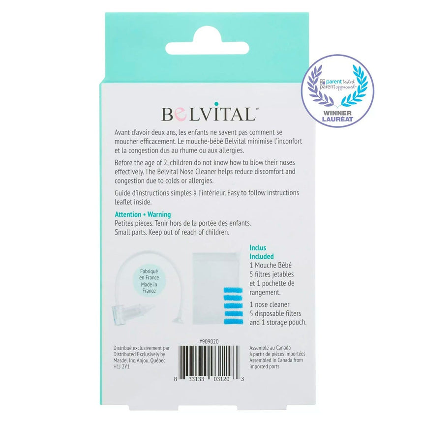 Aspirateur Nasal Mouche-Bébé Belvital-Clement - Equipement-MSD-909020-CLÉMENT