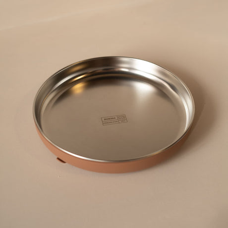 Assiette Stainless/silicone - Caramel-Micasso-MSO-HAFARCAR-CLÉMENT