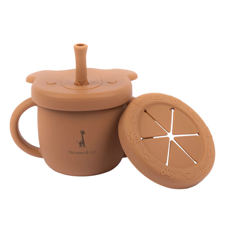 Tasse d'apprentissage 2-en-1 - Caramel-Micasso-MSO-KECT06-CM-CLÉMENT