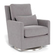 Fauteuil Berçant et Pivotant Como - Pebble Gris / Argent-Monte-MTE-COMO-PEBB-AR-CLÉMENT