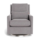 Fauteuil Berçant et Pivotant Como - Pebble Gris / Argent-Monte-MTE-COMO-PEBB-AR-CLÉMENT