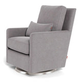 Fauteuil Berçant et Pivotant Como - Pepper Gris / Argent-Monte-MTE-COMO-PEPP-AR-CLÉMENT