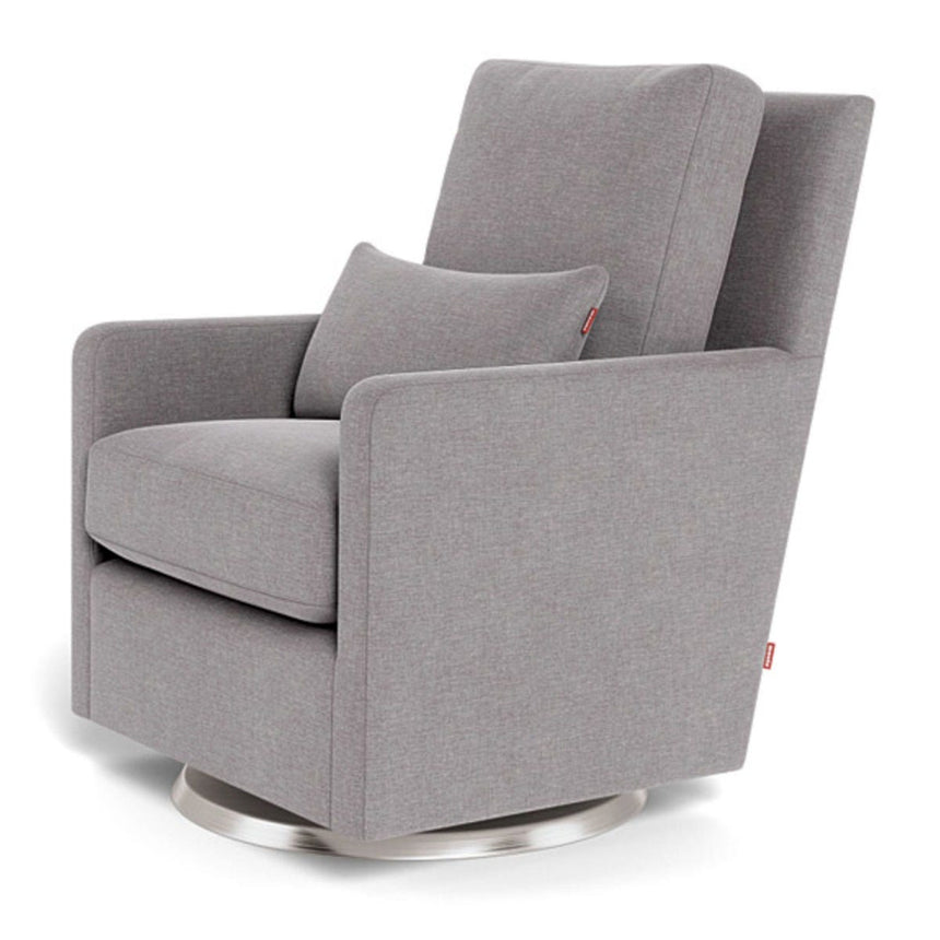Fauteuil Berçant et Pivotant Como - Pepper Gris / Argent-Monte-MTE-COMO-PEPP-AR-CLÉMENT