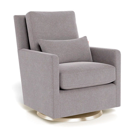Fauteuil Berçant et Pivotant Como - Pepper Gris / Or-Monte-MTE-COMO-PEPP-OR-CLÉMENT