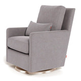 Fauteuil Berçant et Pivotant Como - Pepper Gris / Or-Monte-MTE-COMO-PEPP-OR-CLÉMENT