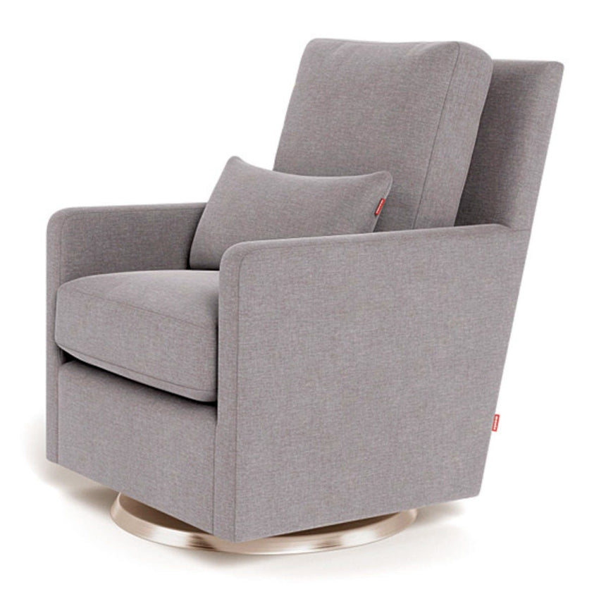 Fauteuil Berçant et Pivotant Como - Pepper Gris / Or-Monte-MTE-COMO-PEPP-OR-CLÉMENT