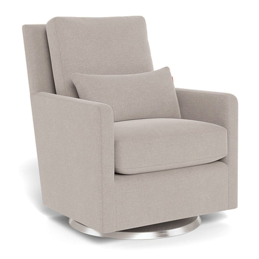Fauteuil Berçant et Pivotant Como - Sand / Argent-Monte-MTE-COMO-SAND-AR-CLÉMENT
