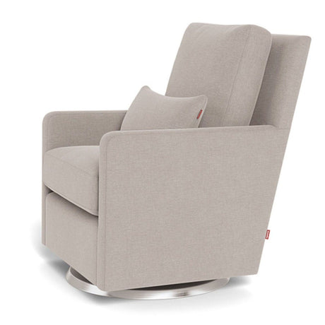 Fauteuil Berçant et Pivotant Como - Sand / Argent-Monte-MTE-COMO-SAND-AR-CLÉMENT