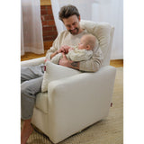 Fauteuil Berçant et Pivotant Como - Sherpa / Or-Monte-MTE-COMO-SHEEP-O-CLÉMENT