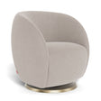 Fauteuil Berçant et Pivotant Gem - Sand / Or-Monte-MTE-GEM-SAND-OR-CLÉMENT