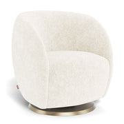 Fauteuil Berçant et Pivotant Gem - Sheepskin / Or-Monte-MTE-GEM-SHEEP-OR-CLÉMENT