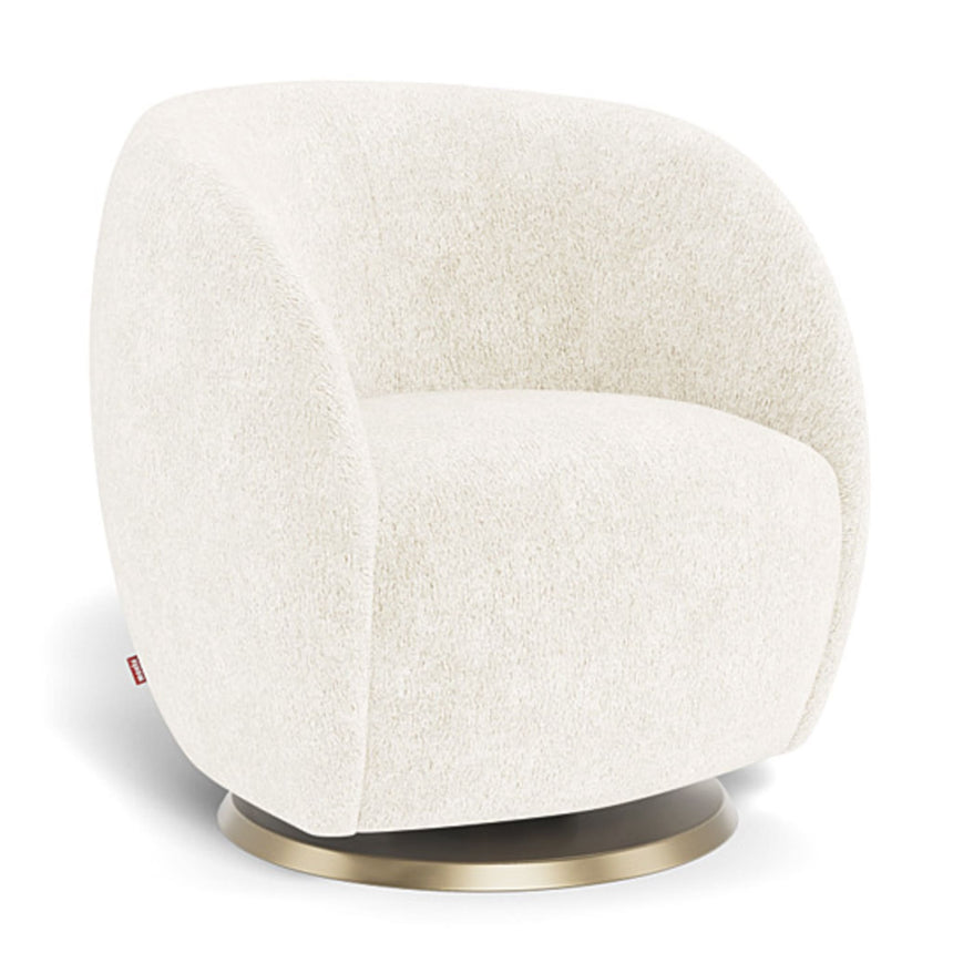 Fauteuil Berçant et Pivotant Gem - Sheepskin / Or-Monte-MTE-GEM-SHEEP-OR-CLÉMENT