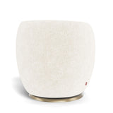 Fauteuil Berçant et Pivotant Gem - Sheepskin / Or-Monte-MTE-GEM-SHEEP-OR-CLÉMENT
