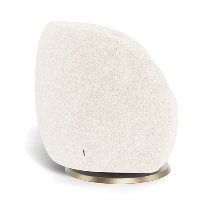 Fauteuil Berçant et Pivotant Gem - Sheepskin / Or-Monte-MTE-GEM-SHEEP-OR-CLÉMENT
