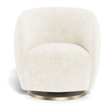 Fauteuil Berçant et Pivotant Gem - Sheepskin / Or-Monte-MTE-GEM-SHEEP-OR-CLÉMENT