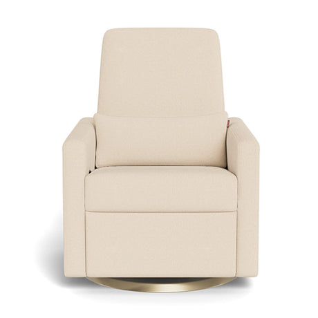 Fauteuil Pivotant Berçant et Inclinable Grano - Tissu Bouclé Biscuit / Or-Monte-MTE-GRANOBISCOR-CLÉMENT