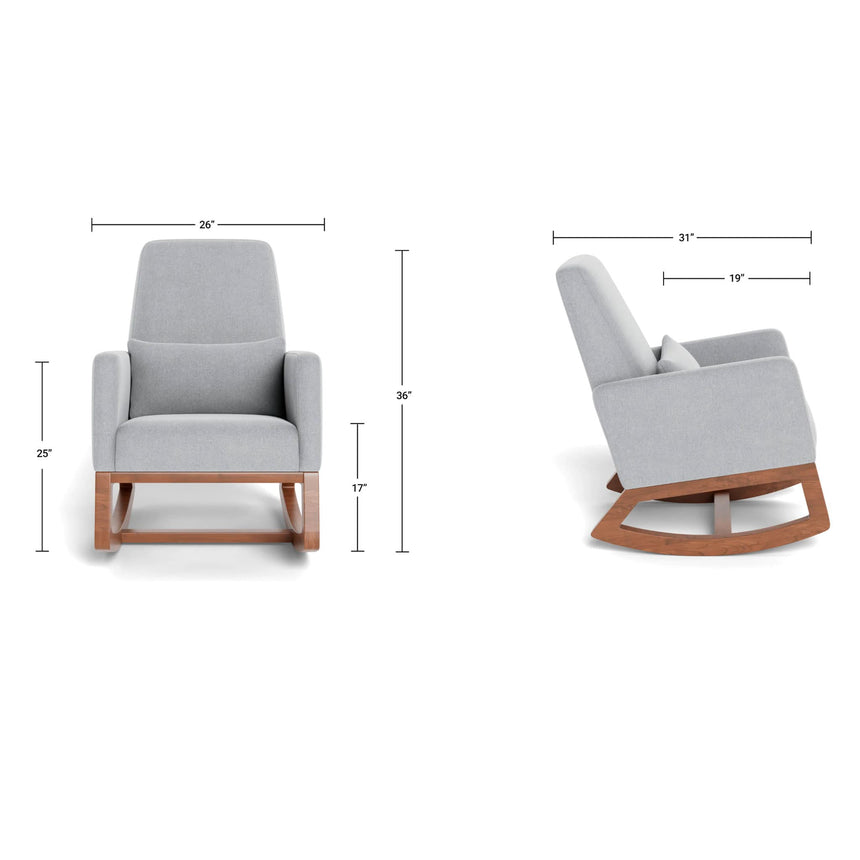 Chaise Berçante Joya - Sherpa / Bois Érable-Monte-MTE-JOYA-SHEEPKI-CLÉMENT