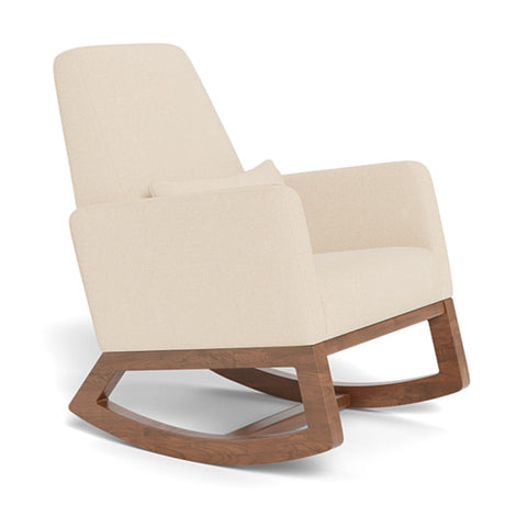 Chaise Berçante Joya - Tissu Bouclé Biscuit / Noyer-Monte-MTE-JOYABISCUITN-CLÉMENT