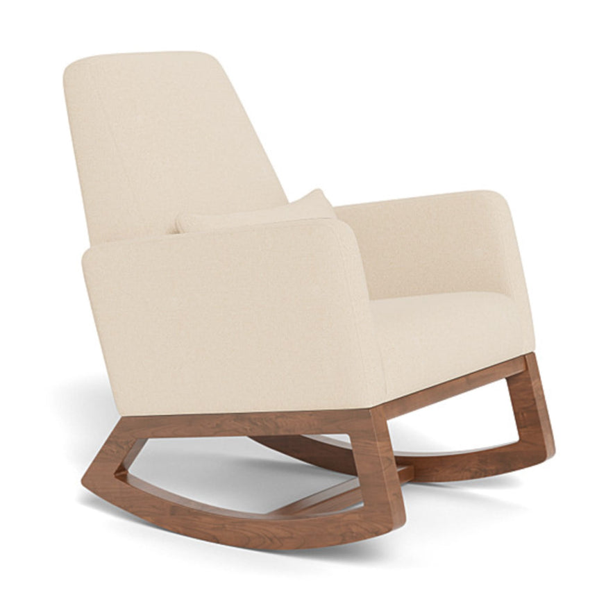Chaise Berçante Joya - Tissu Bouclé Biscuit / Noyer-Monte-MTE-JOYABISCUITN-CLÉMENT