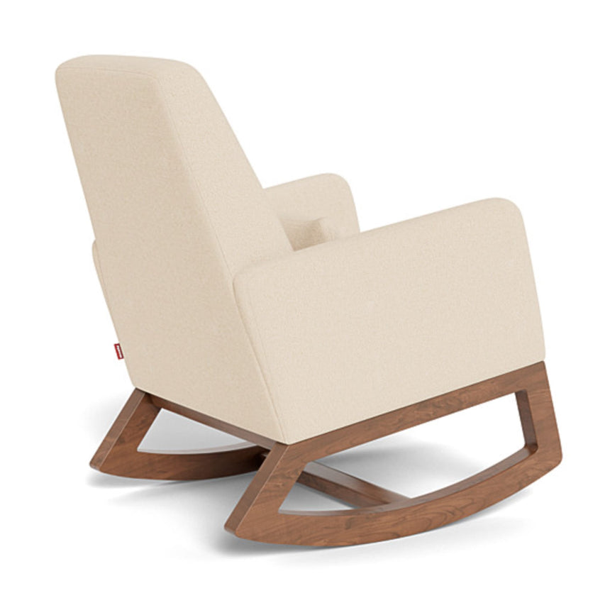 Chaise Berçante Joya - Tissu Bouclé Biscuit / Noyer-Monte-MTE-JOYABISCUITN-CLÉMENT