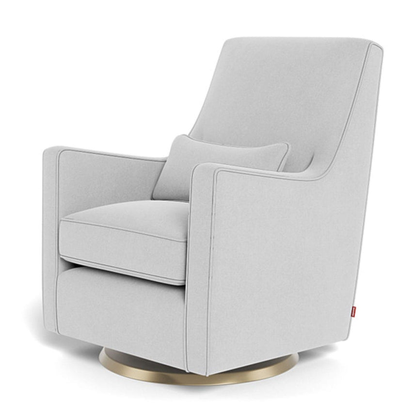 Fauteuil Berçant et Pivotant Luca - Ash / Or-Monte-MTE-LUCA-ASH-OR-CLÉMENT