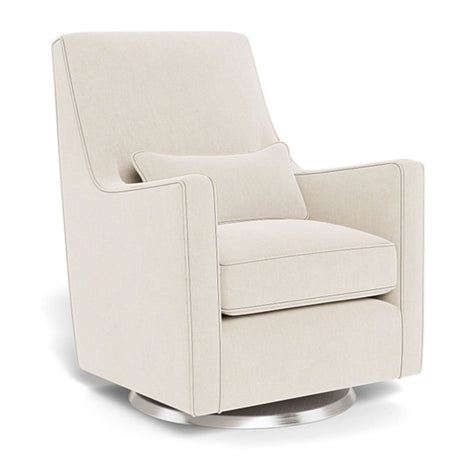 Fauteuil Berçant et Pivotant Luca - Dune / Argent-Monte-MTE-LUCA-DUNE-A-CLÉMENT