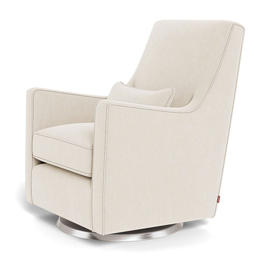Fauteuil Berçant et Pivotant Luca - Dune / Argent-Monte-MTE-LUCA-DUNE-A-CLÉMENT
