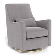 Fauteuil Berçant et Pivotant Luca - Pebble Gris / Or-Monte-MTE-LUCA-PEBBL-O-CLÉMENT