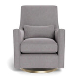 Fauteuil Berçant et Pivotant Luca - Pebble Gris / Or-Monte-MTE-LUCA-PEBBL-O-CLÉMENT