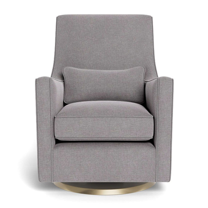 Fauteuil Berçant et Pivotant Luca - Pebble Gris / Or-Monte-MTE-LUCA-PEBBL-O-CLÉMENT